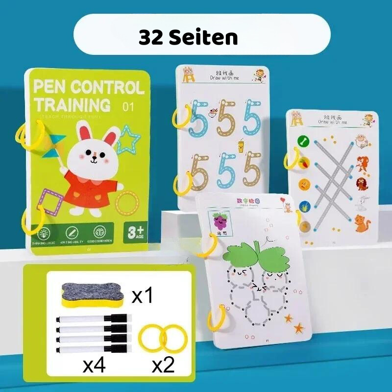 -20% Pen Control Training Lernbuch Lernspielzeug babyparadies 32 Seiten Einzel 