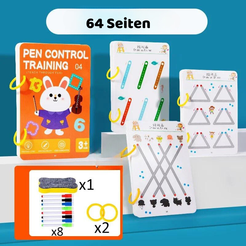 -20% Pen Control Training Lernbuch Lernspielzeug babyparadies 64 Seiten Einzel 