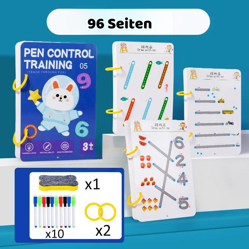 -20% Pen Control Training Lernbuch Lernspielzeug babyparadies 96 Seiten Einzel 