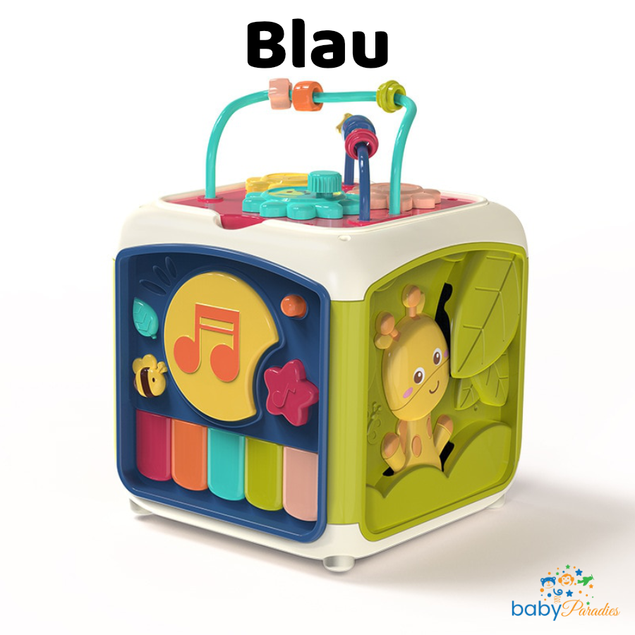 BabyCube Entdeckerwelt Interaktives Spielzeug babyparadies Blau  