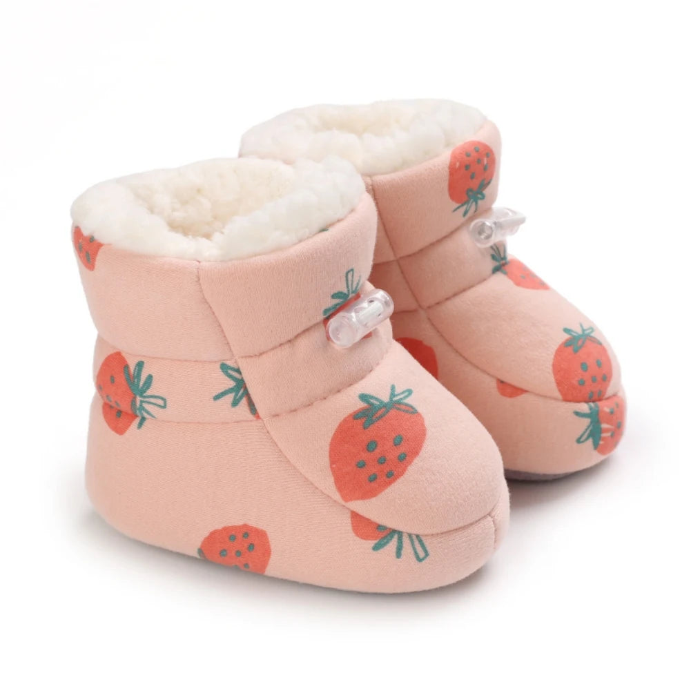 -30% Baby Winterschuhe Winterstiefel babyparadies Rosa Erdbeere 11cm (0-6Monat) Einzel