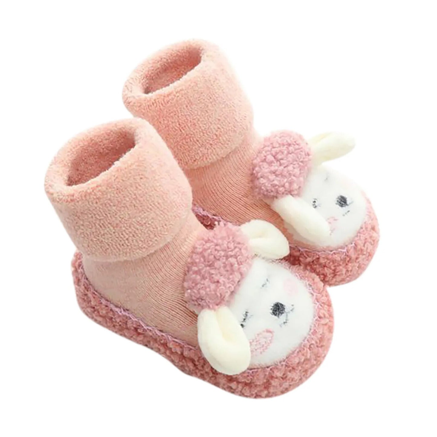 -20% Kuschlige Babyschuhe Warme Cartoon-Stiefel babyparadies Rosa 0-6 Monate Einzel