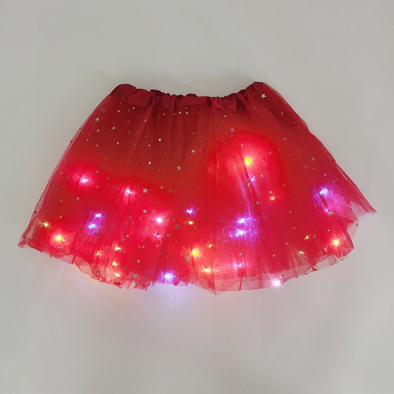 -20% Kinder LED Tutu Leuchtende Tutu-Röcke babyparadies Rot Einzel 