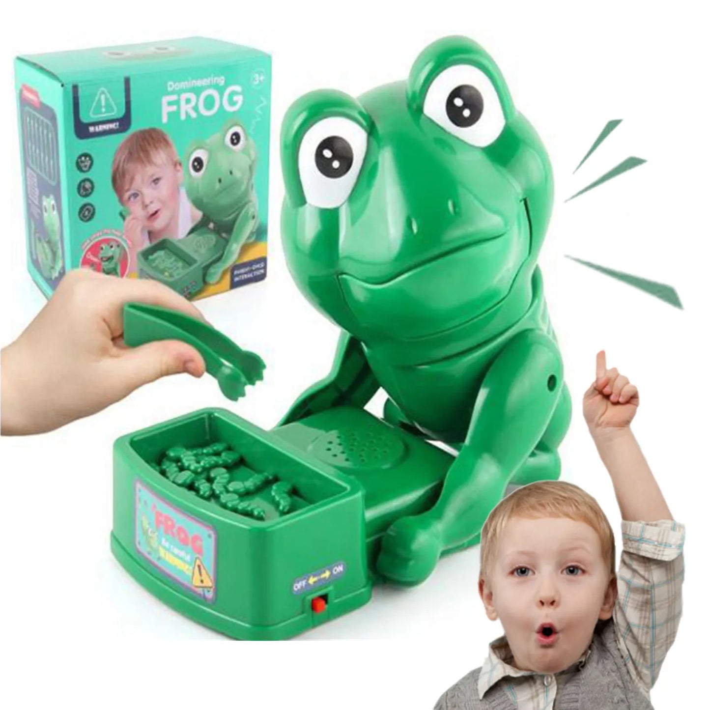 Frosch-Streichspielzeug Frosch-Streich-Spielzeug babyparadies   