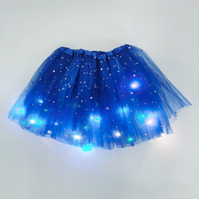 -20% Kinder LED Tutu Leuchtende Tutu-Röcke babyparadies Blau Einzel 