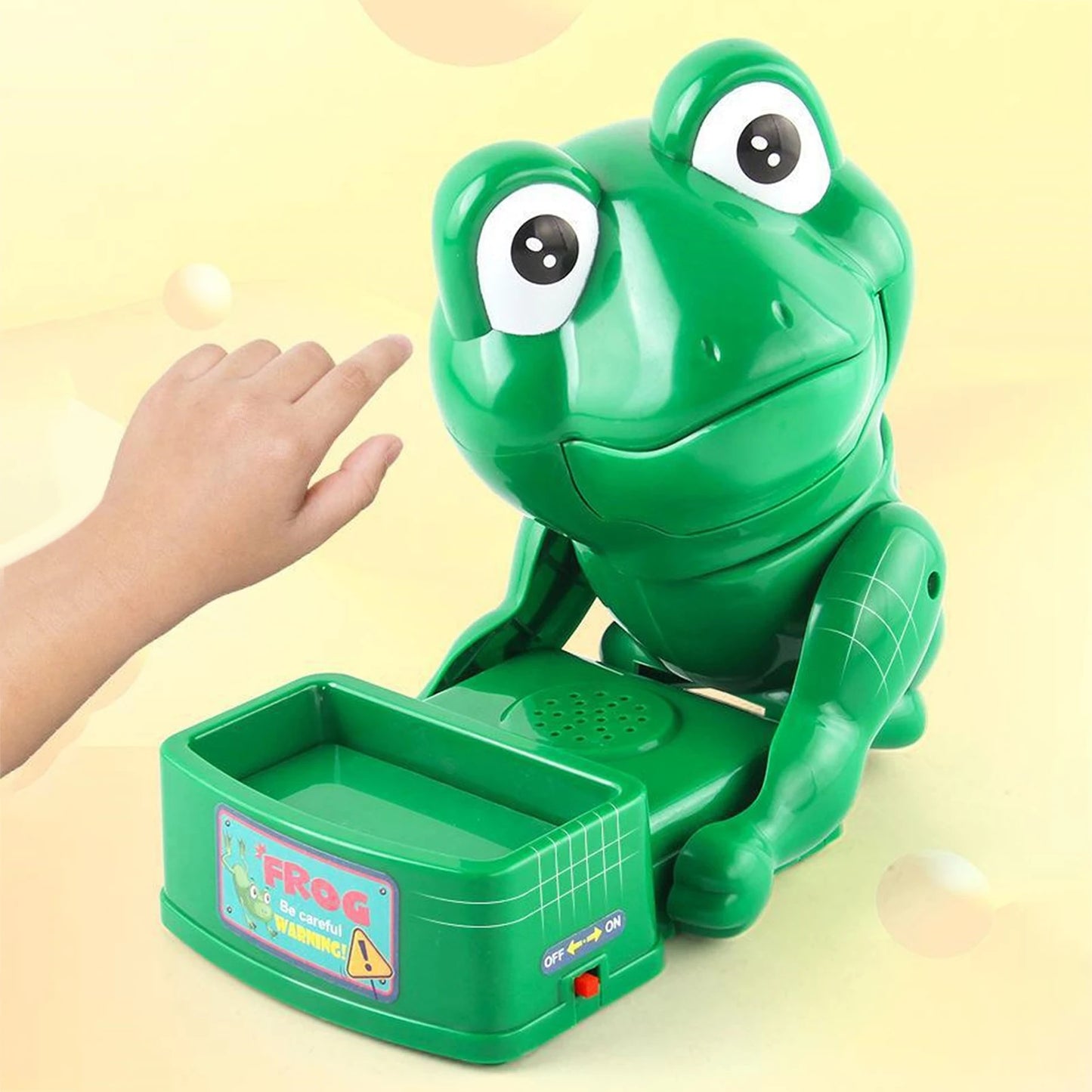 Frosch-Streichspielzeug Frosch-Streich-Spielzeug babyparadies   