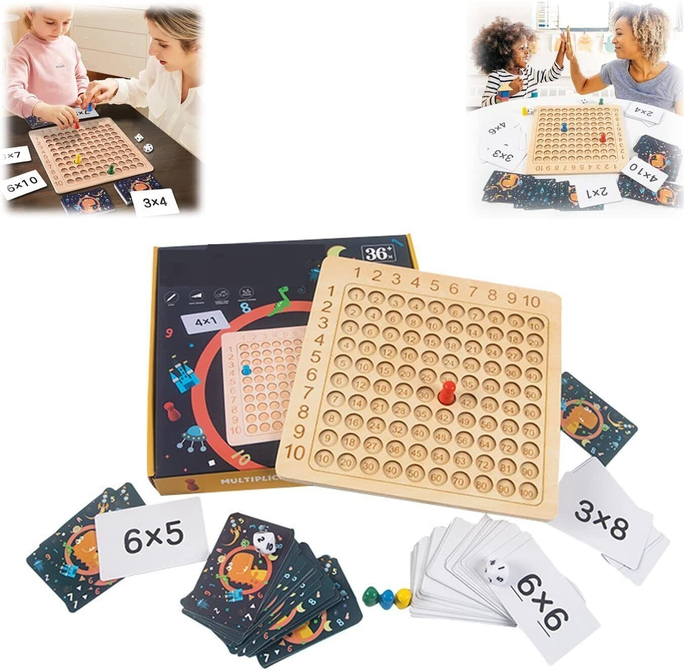 -20% Montessori Mathematik Brettspiel Holz Mathe-Brettspiel babyparadies   