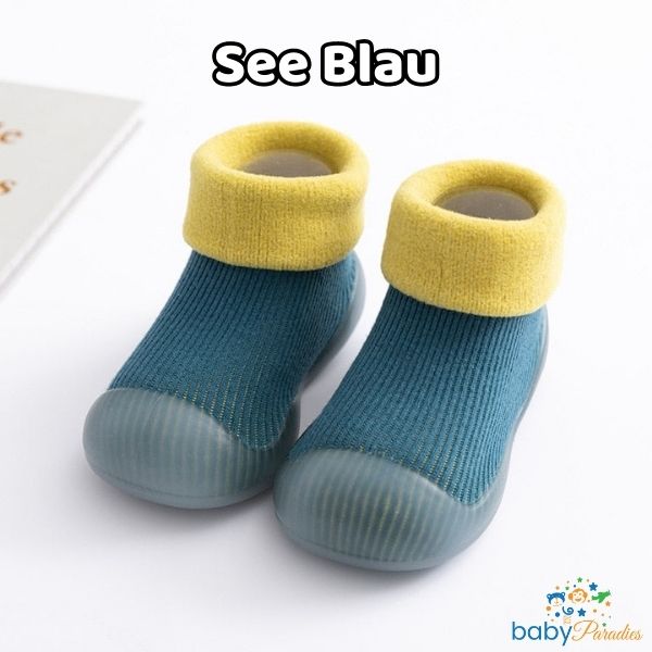 Rutschfeste Baby-Schuhsocken Baby- & Kleinkindsocken babyparadies See Blau 18-19 