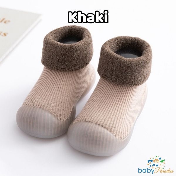 Rutschfeste Baby-Schuhsocken Baby- & Kleinkindsocken babyparadies Khaki 18-19 