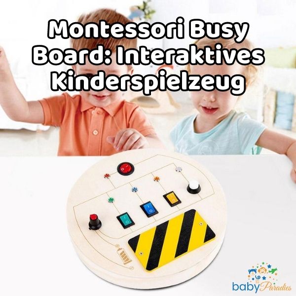 Montessori Busy Board Kinderspielzeug Spielzeuge babyparadies   