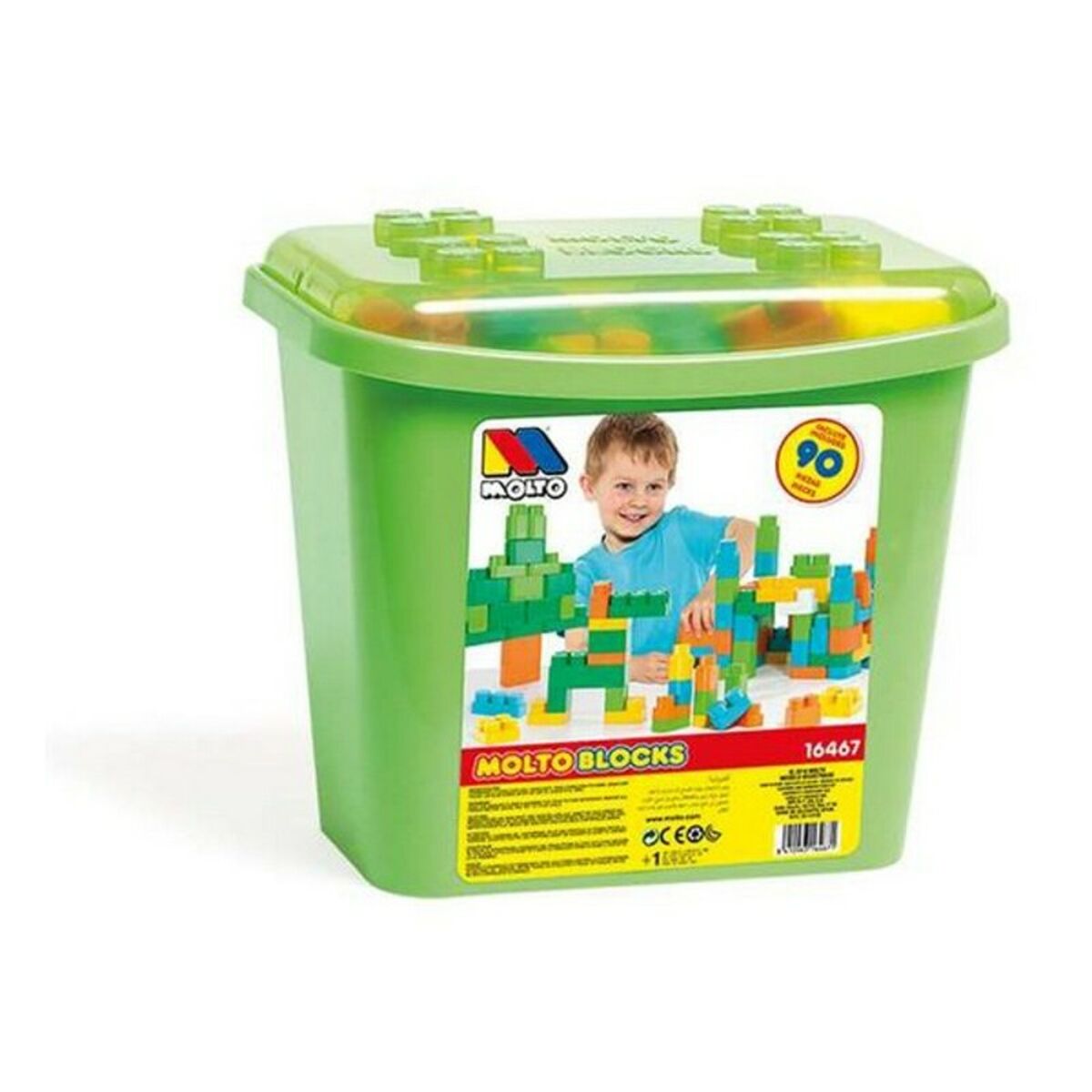 Baukasten mit Blöcken Moltó (90 pcs) Spielzeug und Spiele Moltó   