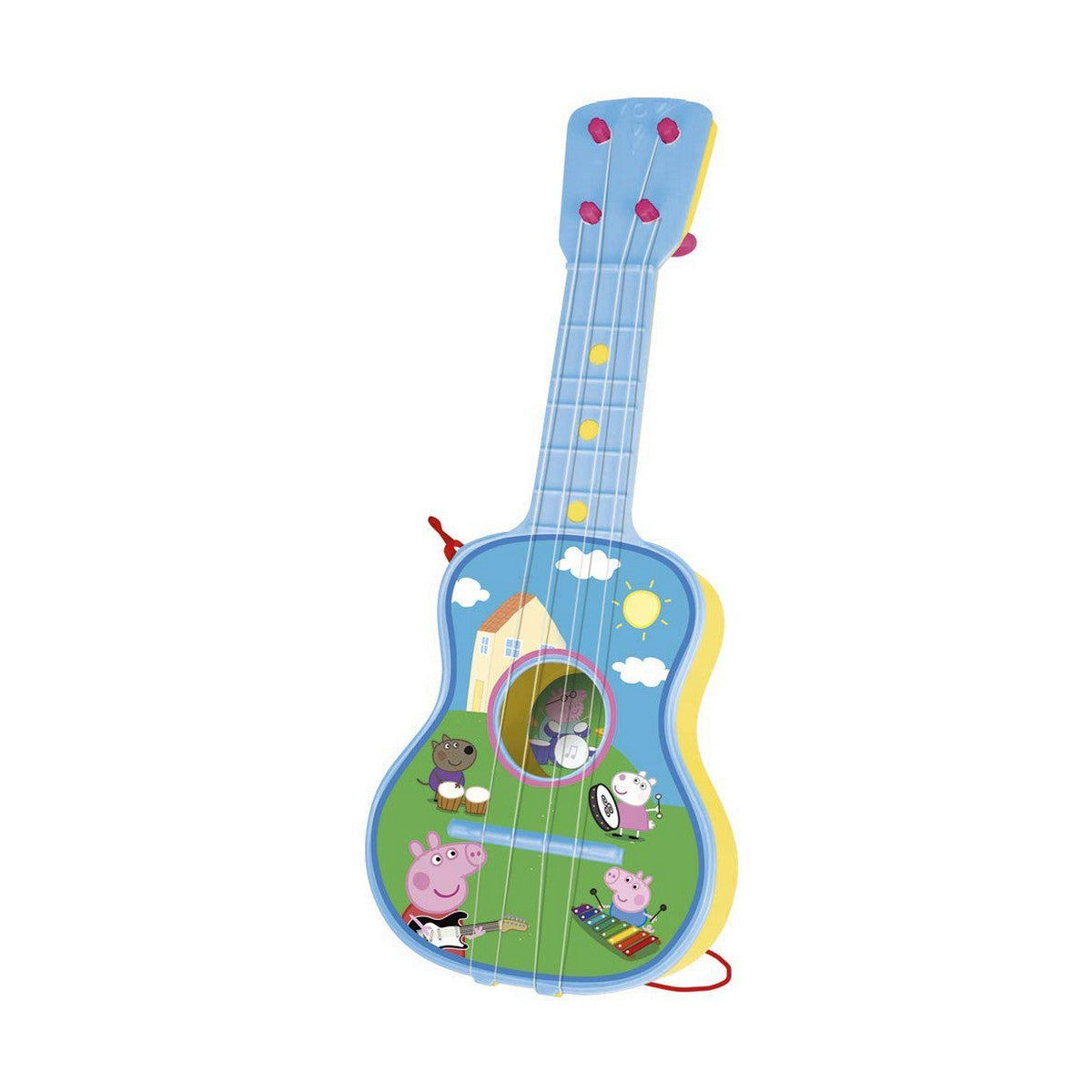 Peppa Pig Kinder Gitarre Spielzeug und Spiele, Musikinstrumente für Kinder Peppa Pig   