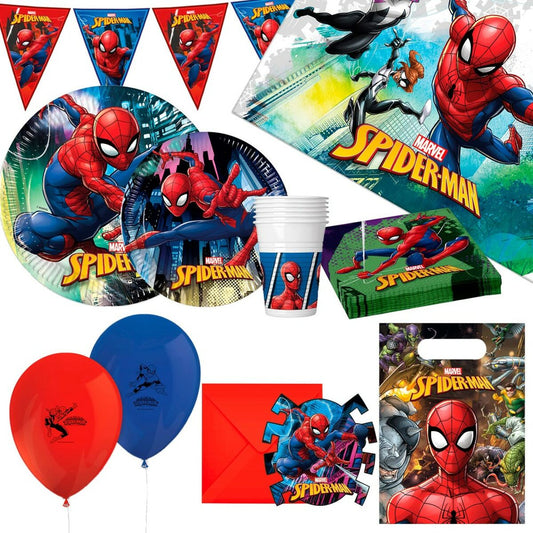 Spider-Man Partyset 66-teilig Haus & Küche, Nähen & Basteln Spider-Man   