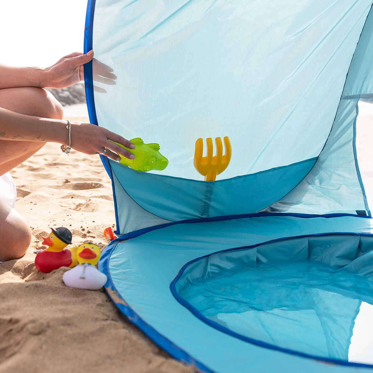 InnovaGoods Kinder-Strandzelt mit Pool Spielzeug und Spiele, Outdoor und Sport InnovaGoods   